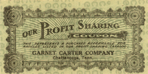 Garnet Carter Co Coupon 10 cent
